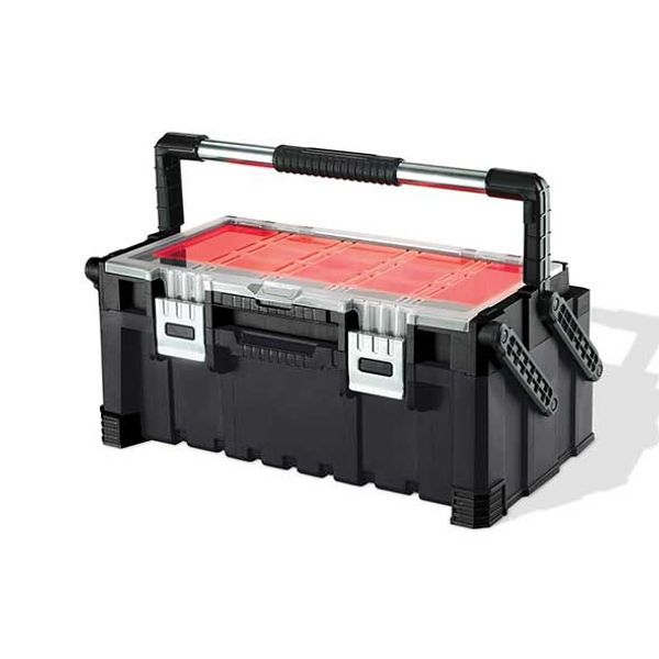 Keter Cantilever Toolbox Combo Zwart-rood 56.7x31.4x24.5cm