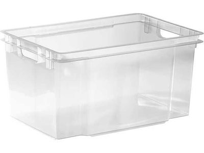 Crownest Box 50l Transparant 58.7x39x30c M