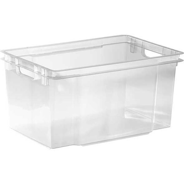 Keter Crownest Box 50l Transparant 58.7x39x30c M