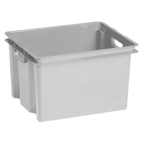 Keter Crownest Box 30l Lichtgrijs 42.6x36.1x26 Cm