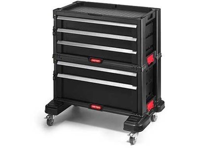 Module 5 Lades Zwart 59.85x37.76x59.85cm 