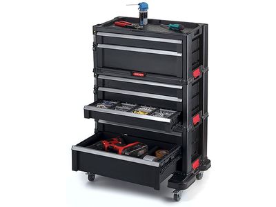 Module 7 Lades Ladenkast Zwart 