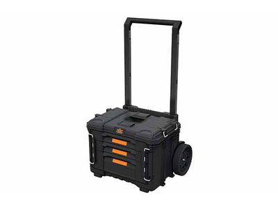 Roc Pro Gear Boite A Outils Mobile Noir 3 Tiroirs - 64,8x47,8xh78,8cm