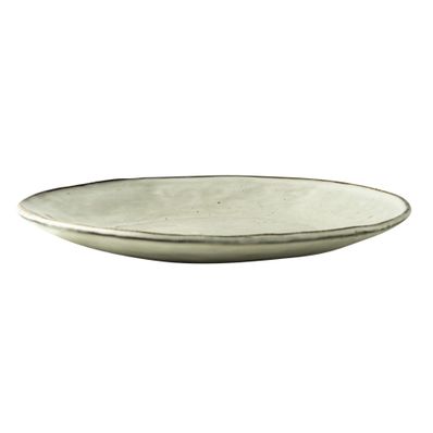 Organic plat bord 26,5cm Creme 