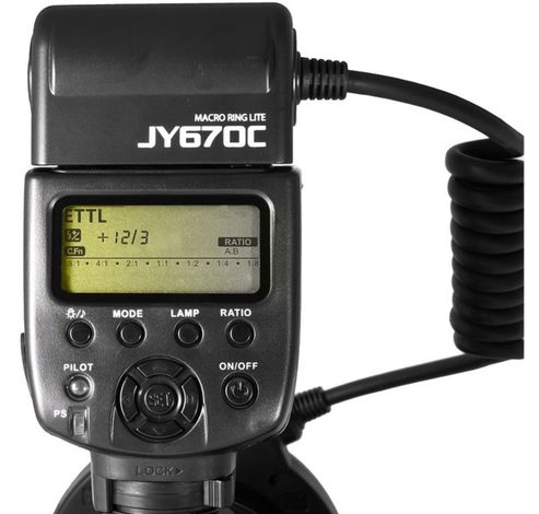 JY-670C Canon Ringflash  Viltrox