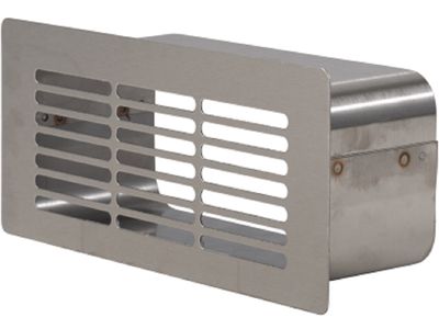  INOX UITBLAASROOSTER 10,0cm QUADRO