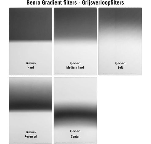 Master Glass Filter 100x150mm Medium-Edged GND4 (0.6)  Benro