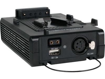 V-mount accu-adapter 14,8V naar 26V