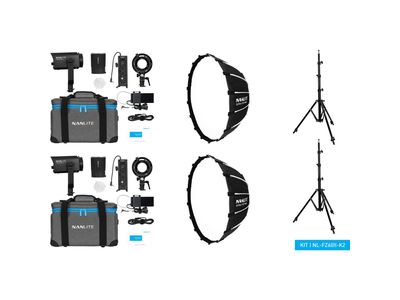 Forza 60 II LED Dual Kit (w/ Light Stand And Soft...