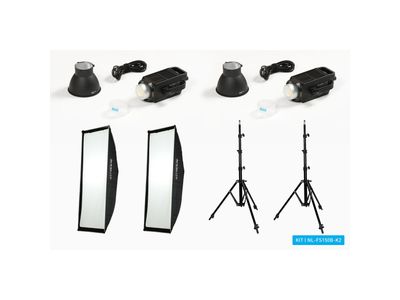 FS-150B LED Spot Light Dual Kit (w/ Light Stand A...