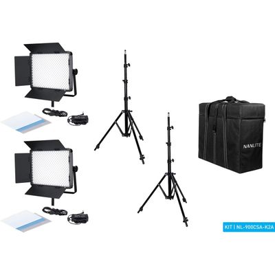 900-CSA Dual Kit (w/ Case & Light Stand)  Nanlite