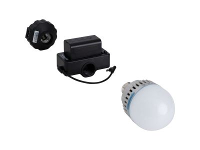 NPF Battery Adapter w/ E27 Head