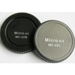 Pixel Lens Rear Cap MC-22B + Body Cap MC-22L voor MFT 