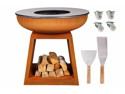 Nomad Bbq Corten Spatules Roues Set 3 