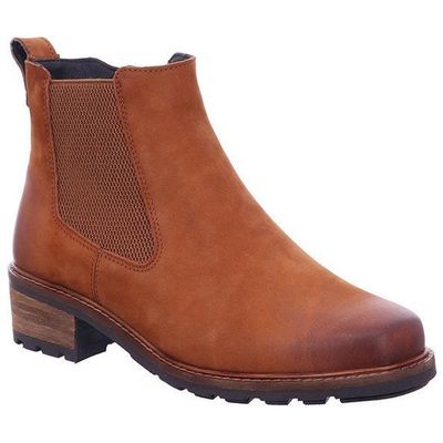 Kinga Stiefel Nubuk cognac  Solidus