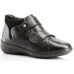 Solidus Maike Stiefel Vitello Sportvelour zwart 