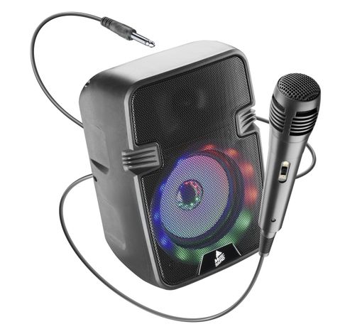 BT Speaker Karaoke + microphone zwart  Music Sound