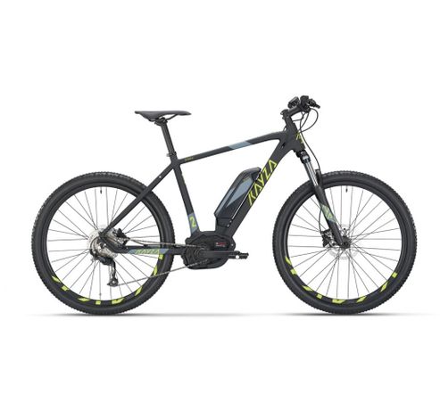 Hydric 2 E-MTB 46cm 9V Mat Zwart/Groen  Kayza