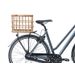 Basil Green Life - rotan fietsmand - large - voorop- natural bruin