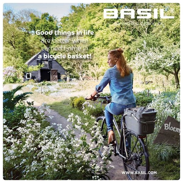 Basil 2Day Carry All MIK – fietsmand – achterop - grijs