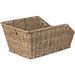 Basil Cento Rattan Look - fietsmand - achterop - lichtbruin