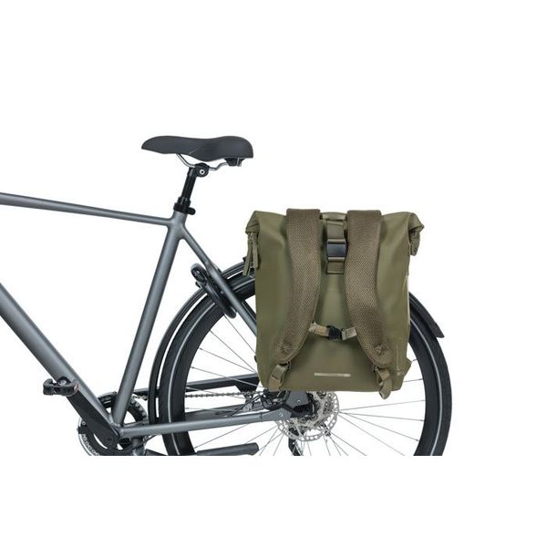 Basil SoHo - fietsrugzak Nordlicht - 17 liter - moss groen