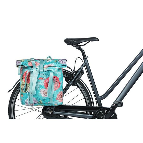 Basil Bloom Field - fietsshopper - 15-20 liter - blauw