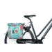 Basil Bloom Field - dubbele fietstas - 28-35 liter - blauw