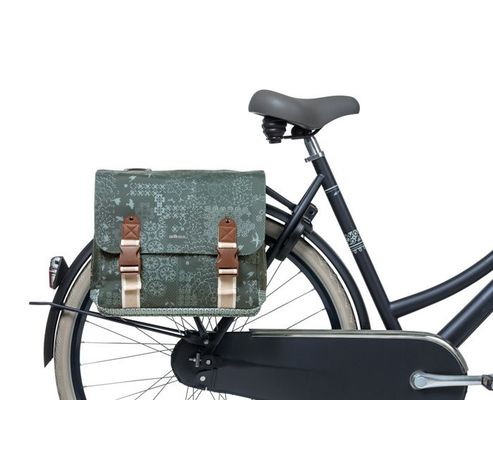 Bohème - dubbele fietstas - 35 liter - groen  Basil