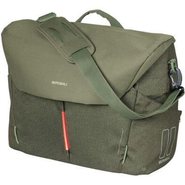 Basil B-Safe Commuter Nordlicht - laptoptas - 17 liter - olijf groen