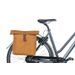 Basil City - dubbele fietstas - 28-32 liter - camel bruin