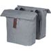 Basil City - dubbele fietstas - 28-32 liter - grey melee