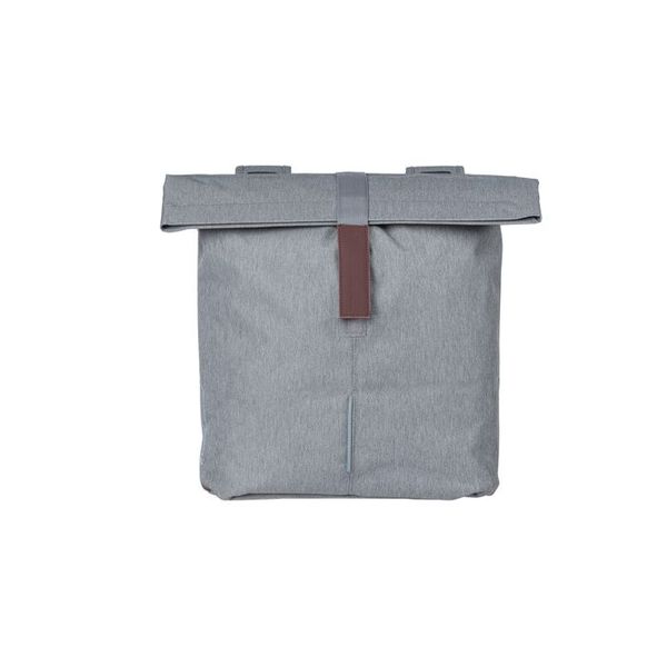 Basil City - dubbele fietstas - 28-32 liter - grey melee