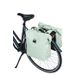 Basil SoHo - dubbele fietstas Nordlicht - 41 liter - pastel groen