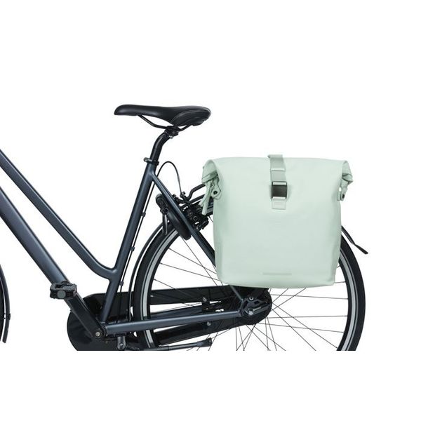 Basil SoHo - dubbele fietstas Nordlicht - 41 liter - pastel groen