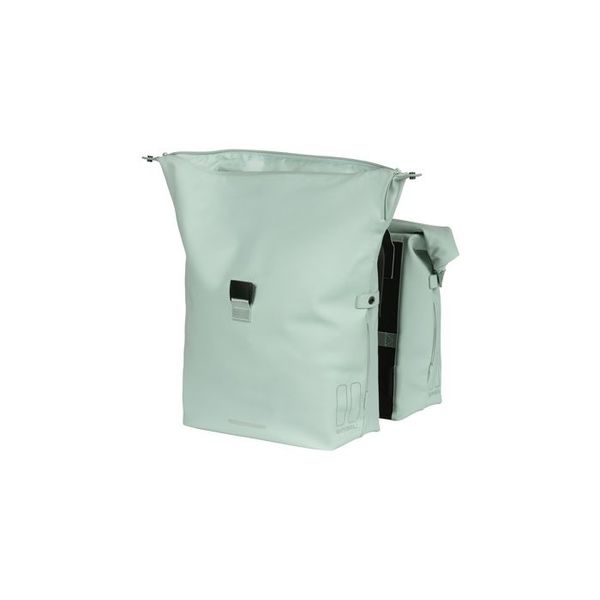 Basil SoHo - dubbele fietstas Nordlicht - 41 liter - pastel groen