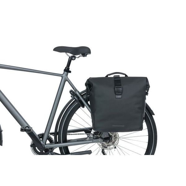 Basil SoHo Nordlicht MIK - dubbele fietstas - 41 liter - night zwart