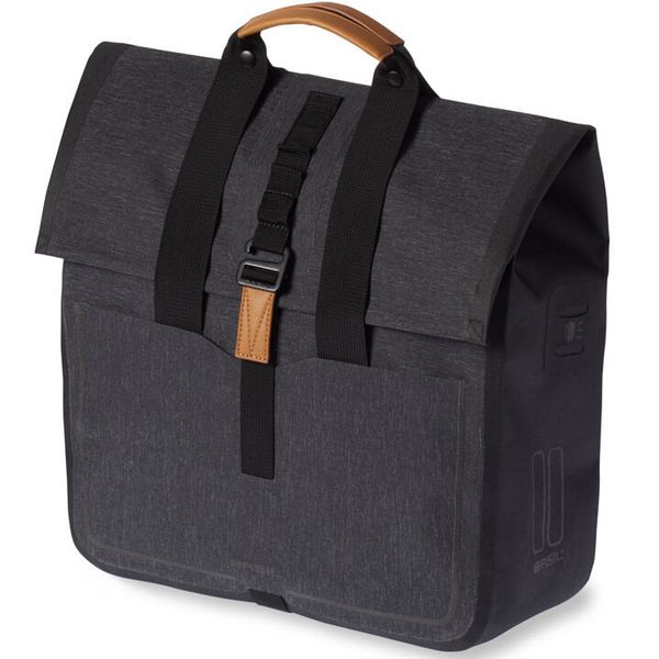 Basil Urban Dry - fietsshopper - 25 liter - charcoal melee