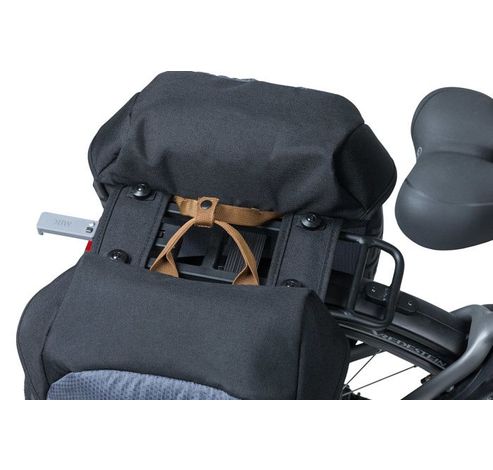 Fietstas dubbel Miles black MIK 32L  Basil