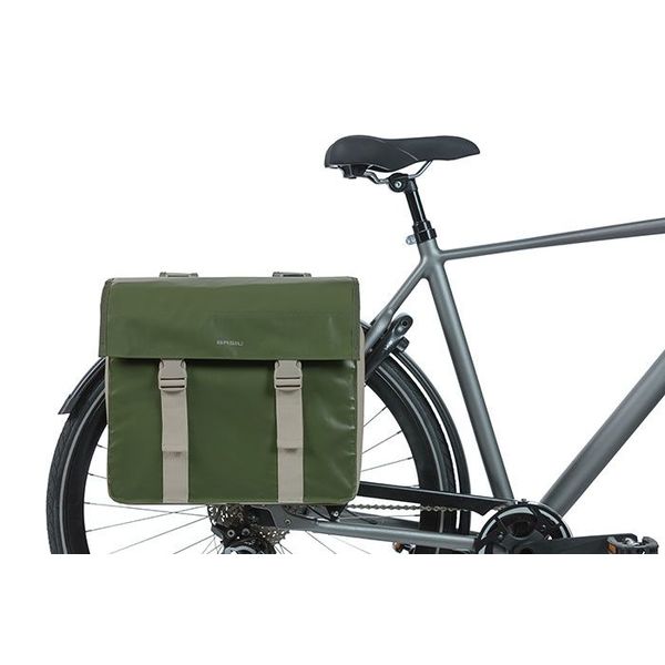 Basil Urban Load - dubbele fietstas - 48-53 liter - groen