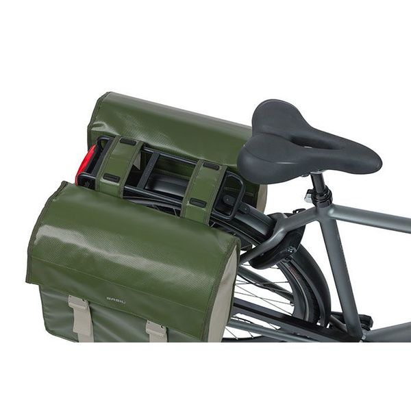 Basil Urban Load - dubbele fietstas - 48-53 liter - groen