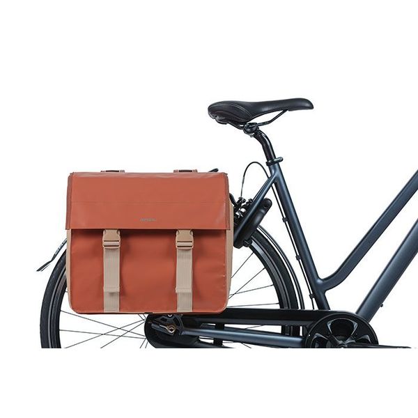 Basil Urban Load - dubbele fietstas - 48-53 liter - rood