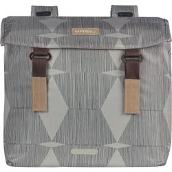 Basil Fietstas dubbel Elegance chateau taupe 40-49L