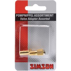 Simson Pompverloopnippel assortiment op kaart 