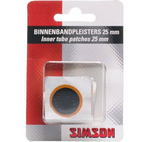 Binnenbandpleister KV 25mm op kaart  Simson