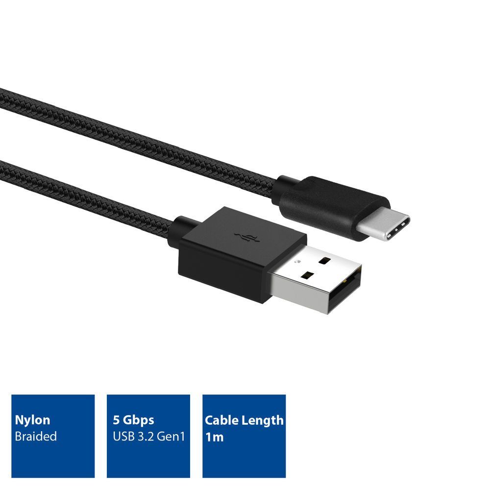 Act USB-kabel AC3094 1 meter,  usb-c cable, usb-a male to