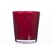 Bloempot Rood D12,5xh13,5cm Glas  