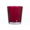 Bloempot Rood D12,5xh13,5cm Glas  