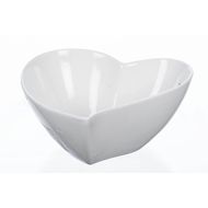 Heart Bowl Wit 14x14xh6cm Porselein  