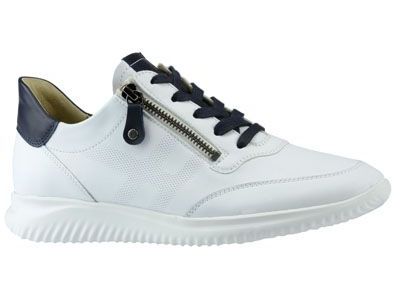 Breeze lage damesschoen wit-donkerblauw 162.1138/11 02.47